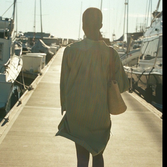 GORGEOUS STYLISH VACATION DOEN JORA DRESS IN CATALINA STRIPE - XL WORN ONCE - Picture 5 of 14